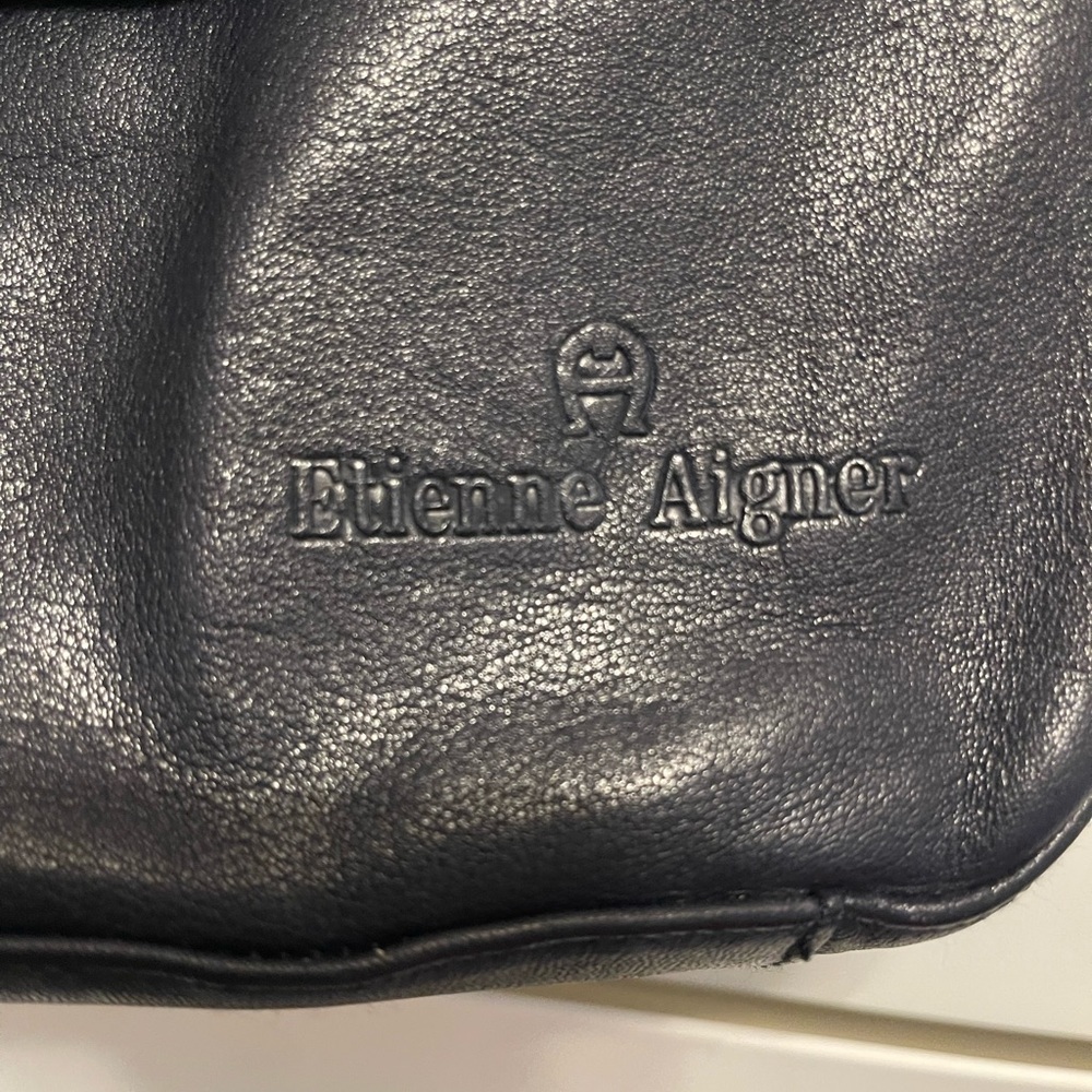 Etienne Aigner black leather bag - Picture 3 of 11